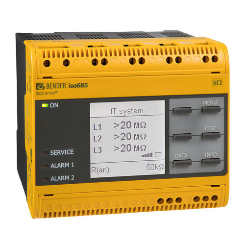 Contrôleur d'isolement pour réseau AC - ISOMETER® isoNAV685-D-B - BENDER - Modbus