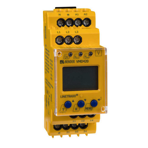 Relais de surveillance de sous-tension - LINETRA ® VMD420 series - BENDER - de surtension / de fréquence / d'ordre de phases