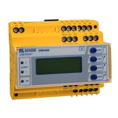 Relais de surveillance de tension - LINETRAXX® VMD460-NA - BENDER - de fréquence / sur rail DIN / RS485