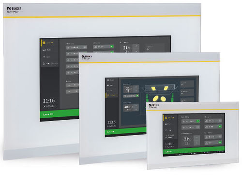 Terminal à écran tactile - COMTRA ® CP9  series - BENDER - encastrable / IP54 / fanless