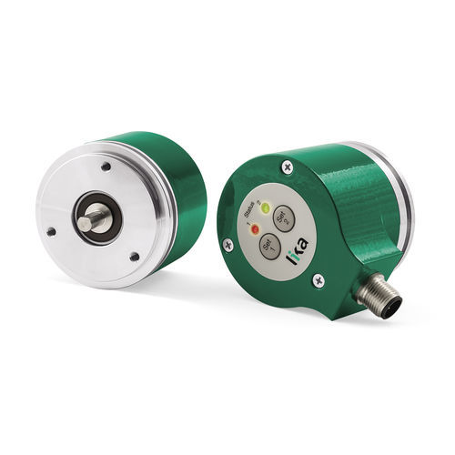 Codeur rotatif absolu - EM58 TI/TV-EM58S TI/TV-EMC58 TI/TV - Lika Smart encoders & actuators - magnétique / multitour / à axe creux