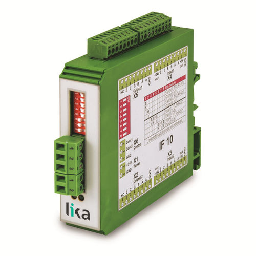 Convertisseur de signal numérique - IF10 - Lika Smart encoders & actuators - double canal / pour codeur angulaire / numérique