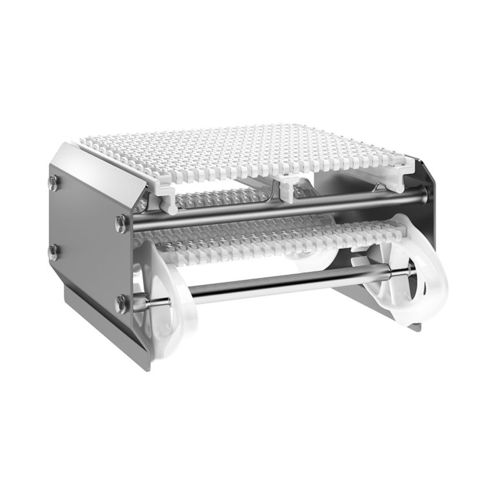 Convoyeur à bande modulaire - WLX series - FlexLink - à charnière / horizontal / de transport