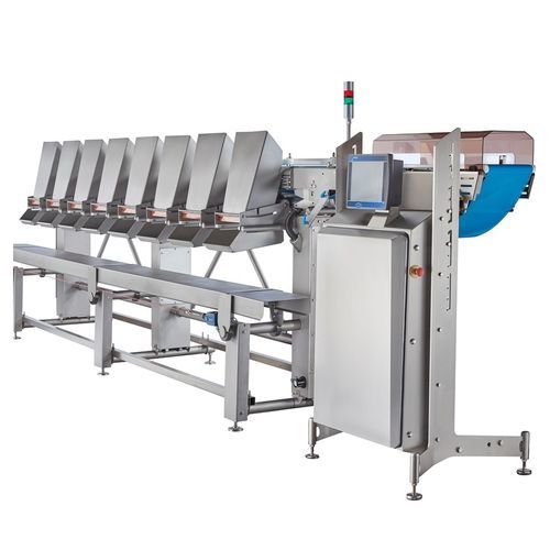 Calibreur pour volaille - Flex - Ishida Europe Limited - avec convoyeur / doseur