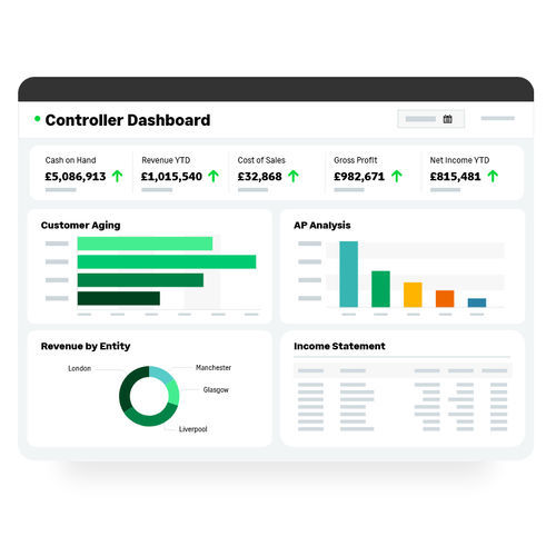 Logiciel d'automatisation - Sage Intacct - Sage bäurer GmbH - de reporting / de comptabilité / d'écoulement