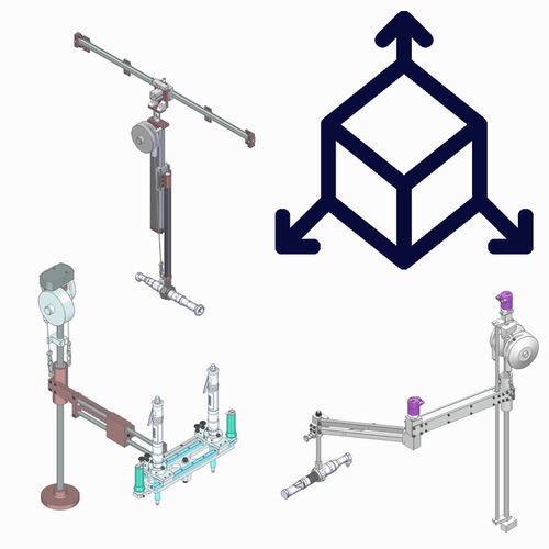 Bras de réaction télescopique - DOGA - de couple / linéaire / ergonomique