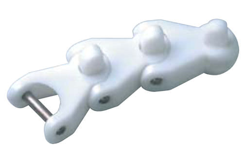 Chaîne de convoyage en POM - uni 1702 M - uni-chains - à maillons monoblocs / flexible