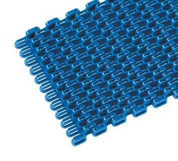 Bande de convoyeur modulaire - uni Flex SNB series - uni-chains - en plastique / pour l'industrie agroalimentaire