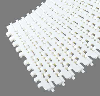 Bande de convoyeur flexible - uni Flex ONE - uni-chains - en plastique / industrielle