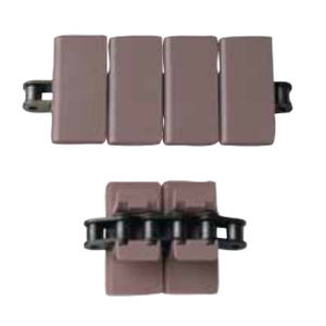 Chaîne de convoyage en acier inoxydable - uni 863 Tab, uni 963 Tab - uni-chains - à lattes / à support plastique enclipsable
