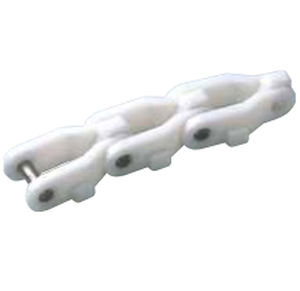Chaîne de convoyage en plastique - uni 2600 Tab O, uni 2600 Tab OM - uni-chains - à maillons monoblocs / flexible