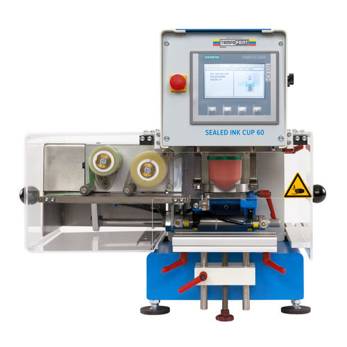 Machine de tampographie à encrier hermétique - SEALED INK CUP series - TAMPOPRINT GmbH - électropneumatique / flexible / haute qualité