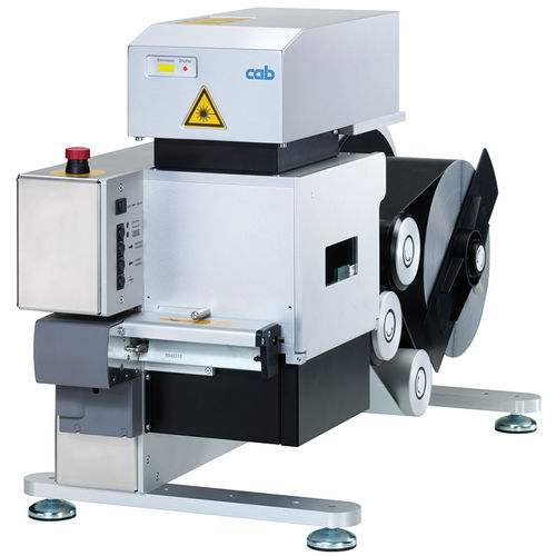 Appareil de marquage laser - LM+ series - cab Produkttechnik GmbH & Co KG - par roulement / pour étiquettes / compact