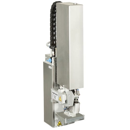 Applicateur d'étiquettes automatique - 401 series - cab Produkttechnik GmbH & Co KG - pour emballage / pour caisses / pour applications sur le dessus