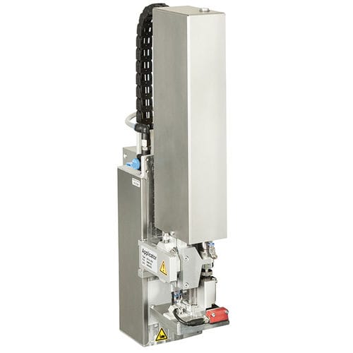 Applicateur d'étiquettes automatique - 4614 - cab Produkttechnik GmbH & Co KG - pour emballage / pour caisses / pour applications sur le dessus