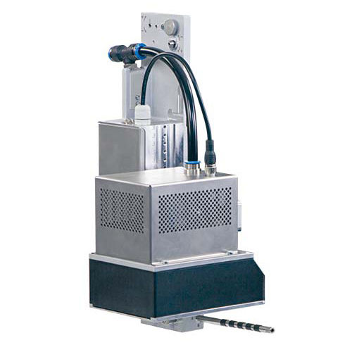 Applicateur d'étiquettes par soufflage - 6114 - cab Produkttechnik GmbH & Co KG - automatique / pour applications sur le dessus / pour applications sur le côté
