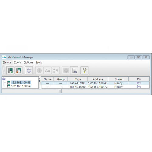 Logiciel de réseau - cab Produkttechnik GmbH & Co KG - de commande / configuration / de stockage