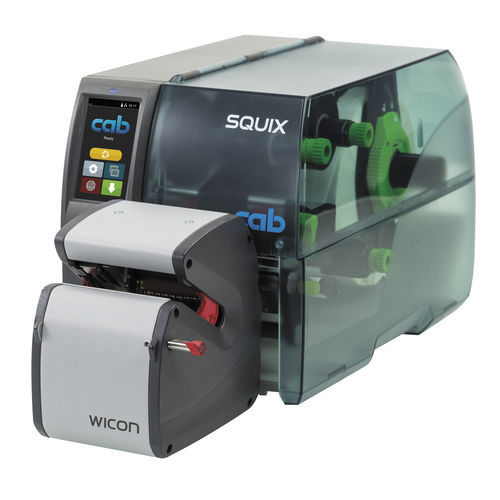 Applicateur d'étiquettes automatique - WICON - cab Produkttechnik GmbH & Co KG - wrap-around / pour étiquettes auto-adhésives
