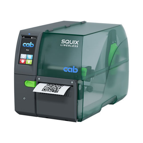 Imprimante applicateur d'étiquette auto-adhésives - SQUIX series - cab Produkttechnik GmbH & Co KG - d'étiquettes / pour imprimante / de canettes