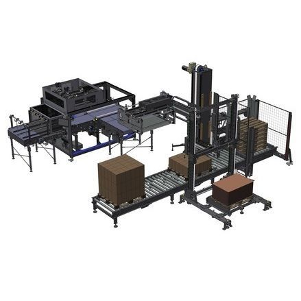 Système de palettisation couche par couche - APS 3085 - SMI Group - colonne / automatique / cartésien