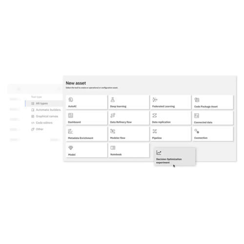 Logiciel de gestion - Watson Studio - IBM - d'interface / de supervision / de modélisation