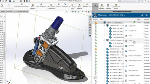 Logiciel de gestion du cycle de vie - Collaborative Designer  - SOLIDWORKS - de développement / de CAO / de conception