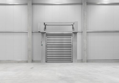 Porte à spirale - EFA-SST® Secure - EFAFLEX Tor- und Sicherheitssysteme GmbH & Co. KG - classe 4 / pour l'intérieur / pour quai de chargement
