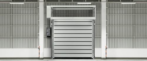 Porte à spirale - EFA-SST® Efficient - EFAFLEX Tor- und Sicherheitssysteme GmbH & Co. KG - classe 2 / pour l'intérieur / pour l'extérieur