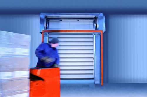 Porte à enroulement - EFA-SST®-TK-100 - EFAFLEX Tor- und Sicherheitssysteme GmbH & Co. KG - industrielle / pour chambre froide / rapide