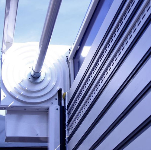 Porte à enroulement - EFA-SST®-PS - EFAFLEX Tor- und Sicherheitssysteme GmbH & Co. KG - industrielle / pour l'extérieur / rapide