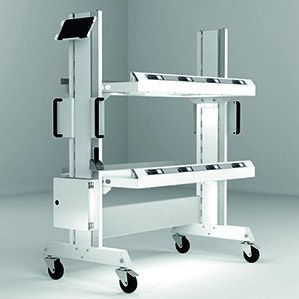 Chariot pour préparation de commande - Modula - en acier / 2 niveaux / 3 niveaux