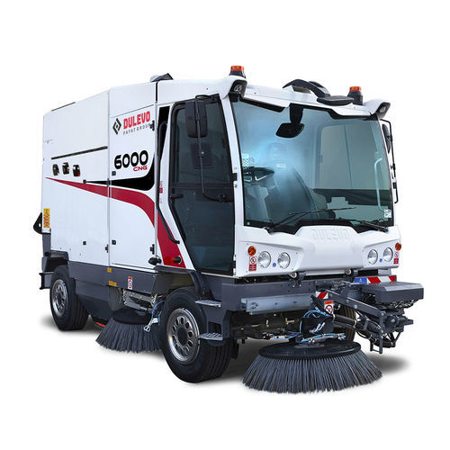 Balayeuse aspiratrice de voirie - Dulevo 6000 CNG - DULEVO INTERNATIONAL - autoportée / moteur à gaz / de feuilles