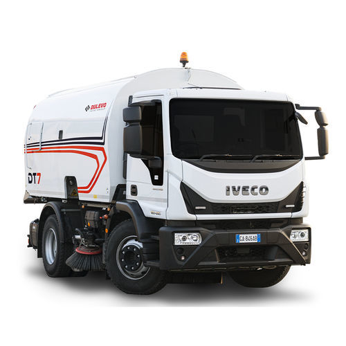 Balayeuse aspiratrice de voirie - Dulevo DT7 - DULEVO INTERNATIONAL - autoportée / à moteur diesel / de feuilles