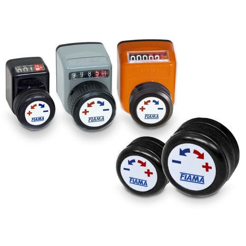 Bouton tournant - PM - FIAMA - non fileté / rond / aluminium