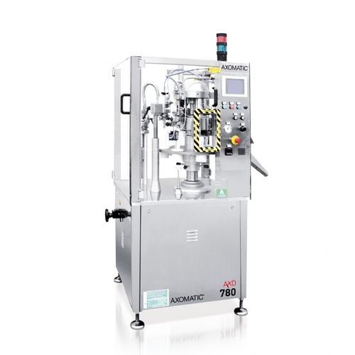 Machine de remplissage et de fermeture de tube - AXO 780 - AXOMATIC - pour applications pharmaceutiques / pour l'industrie cosmétique