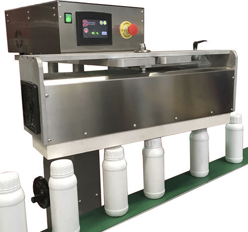 Thermoscelleuse en continu - TIE200 - EMBATHERM OPERCULES - automatique / de bouchons / pour l'industrie agroalimentaire