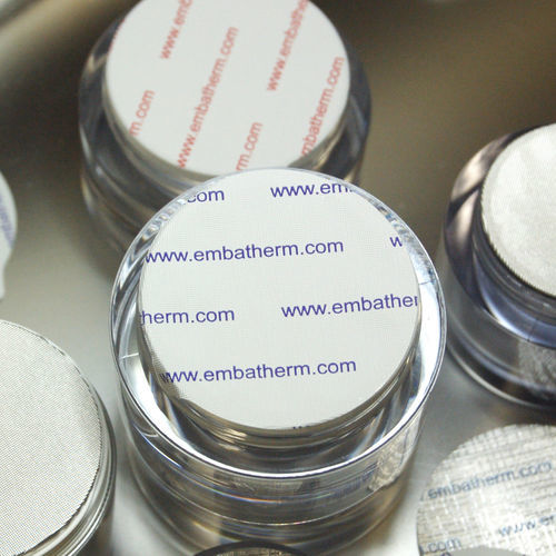 Opercule en aluminium - EMBATHERM OPERCULES - en PET / pour l'industrie agroalimentaire / pour l'industrie pharmaceutique