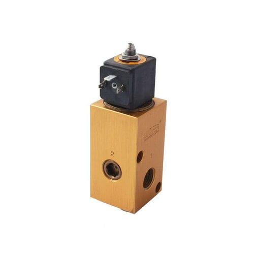 Électrovanne à commande assistée - Parker Fluid Control Division - Europe - 3 voies / NO / pour gaz