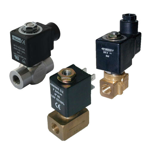 Électrovanne à commande directe - Parker Fluid Control Division - Europe - 2 voies / NF / pour gaz