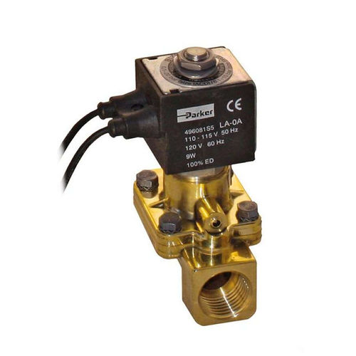 Électrovanne à commande assistée - Parker Fluid Control Division - Europe - 2 voies / NF / pour gaz