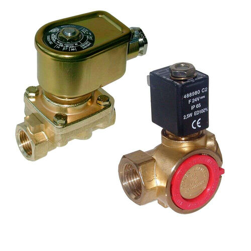 Électrovanne à commande assistée - Parker Fluid Control Division - Europe - 2 voies / NO / pour gaz