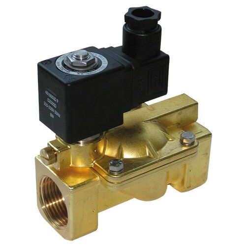 Électrovanne à commande assistée - Parker Fluid Control Division - Europe - 2 voies / NO / pour gaz