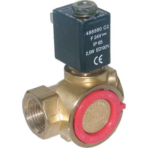 Électrovanne à commande assistée - Parker Fluid Control Division - Europe - 2 voies / NO / pour gaz