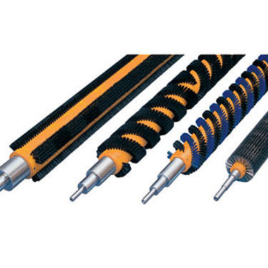 Rouleau brosse spiralé - ST 2032 6 - KULLEN - de finition / de nettoyage / de polissage
