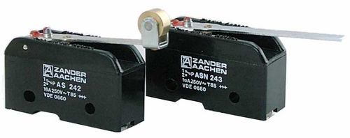 Micro-rupteur à levier - 85 °C, 16 A | AS series - Zander GmbH & Co. KG, Hermann - unipolaire / électromécanique