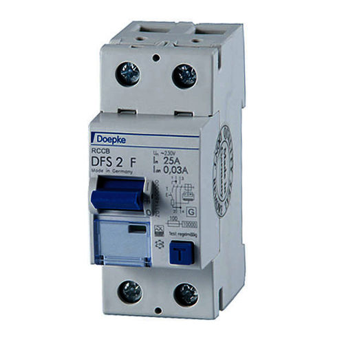 Disjoncteur différentiel - DFS 2 100-2/0,03-F - Doepke Schaltgeräte GmbH - AC / bipolaire / automatique