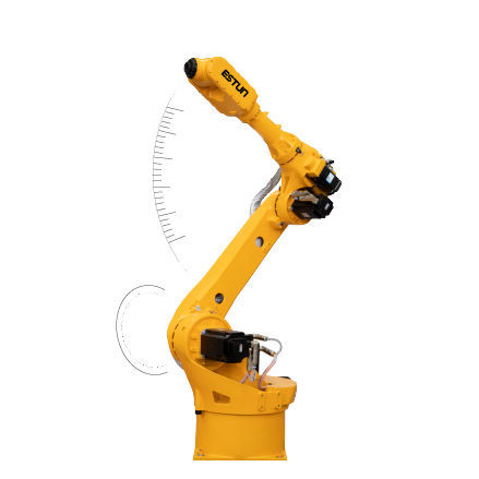 Robot articulé - ER20B-1760 - ESTUN Automation Co., Ltd. - 6 axes / au sol / pour montage au plafond