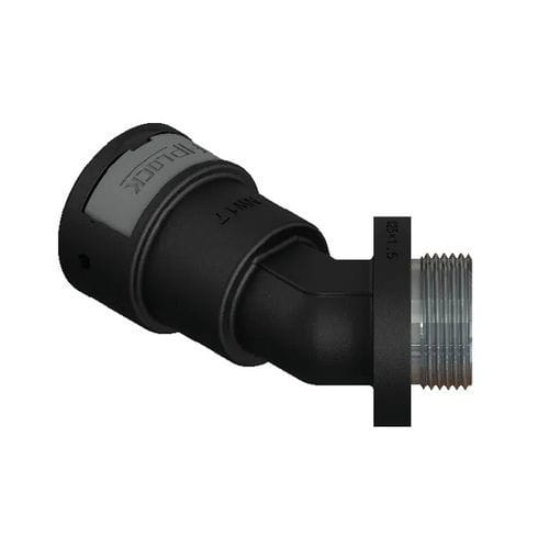Raccord pneumatique - AAPA-MML - FRÄNKISCHE Industrial Pipes GmbH & Co. KG - à visser / coudé à 45° / en PA6