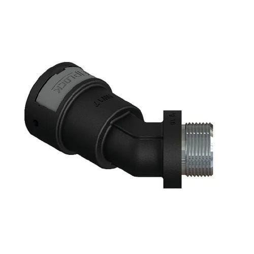 Raccord pneumatique - AAPA-PGM - FRÄNKISCHE Industrial Pipes GmbH & Co. KG - fileté / coudé à 45° / en métal