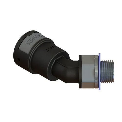 Raccord pneumatique - AAPA-NPTM-S - FRÄNKISCHE Industrial Pipes GmbH & Co. KG - à visser / coudé à 45° / en PA6